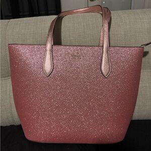 Glittery Pink Tote Bag